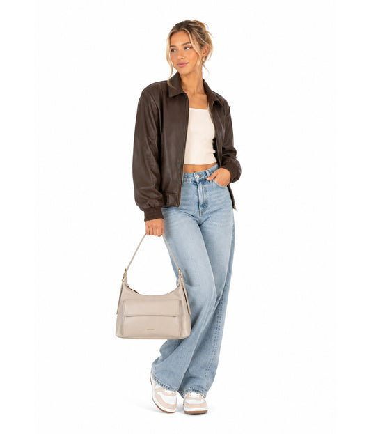 BEL Vegan Shoulder Bag - Theme | Color: Rust - variant::rust