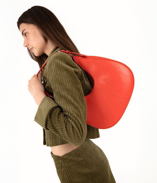 CELLO Vegan Shoulder Bag – Theme | Color: Rust - variant::rust