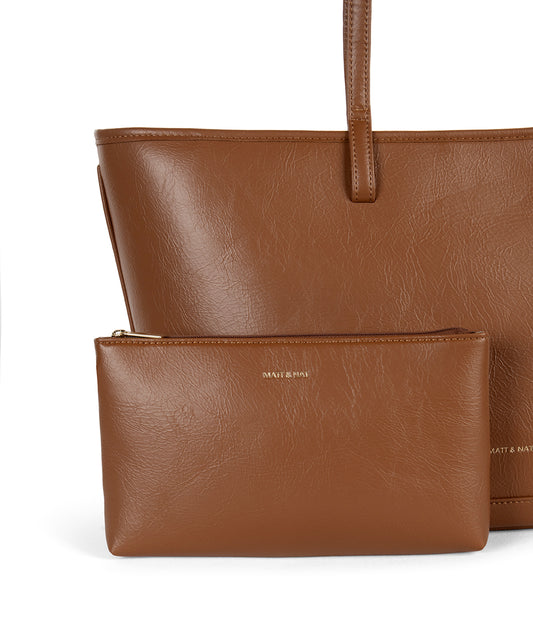 ELIZA Vegan Tote Bag - Theme | Color: Rust - variant::rust