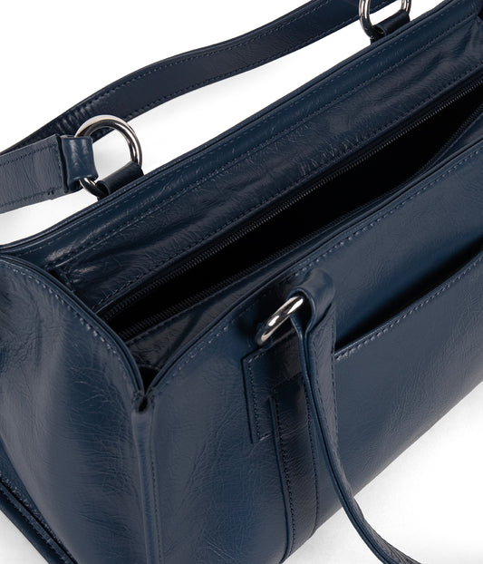 Zaria Vegan Tote Satchel Bag – Theme | Color: Lunar - variant::lunar