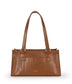 Zaria Vegan Tote Satchel Bag – Theme | Color: Rust - variant::rust