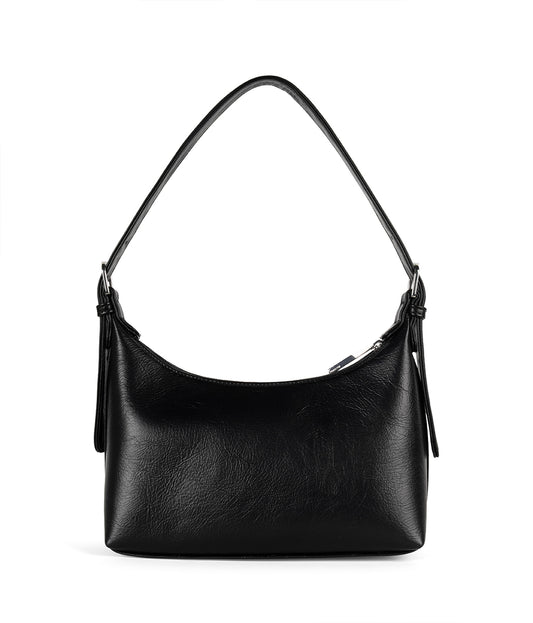 BEL Vegan Shoulder Bag - Theme | Color: Black - variant::black