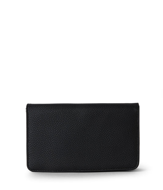 BEE Vegan Crossbody Bag - Grain | Color: Black - variant::black