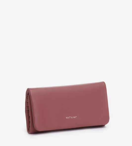 VERSO Vegan Wallet - Loom | Color: Purple - variant::mauve