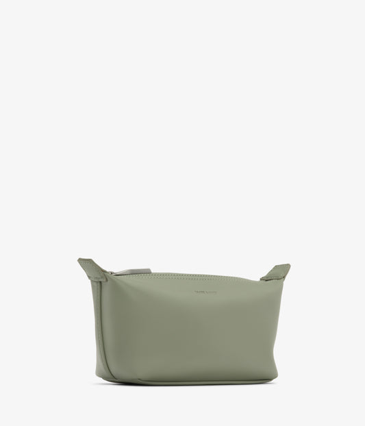 ABBI MINI Vegan Cosmetic Bag - loom | Color: Green - variant::pine