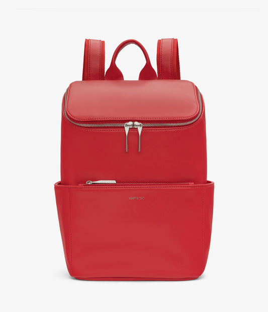 BRAVE Vegan Backpack - Loom | Color: Red - variant::pomegranate