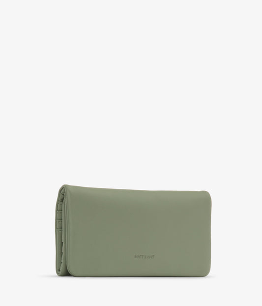 VERSO Vegan Wallet - Loom | Color: Green - variant::pine