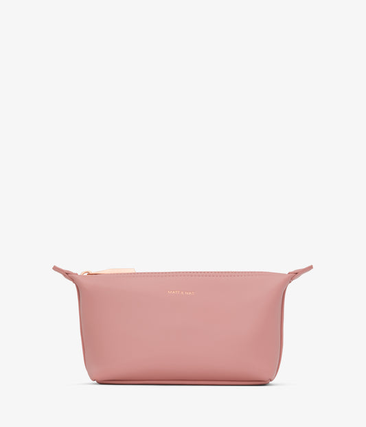 ABBI MINI Vegan Cosmetic Bag - loom | Color: Pink - variant::lily