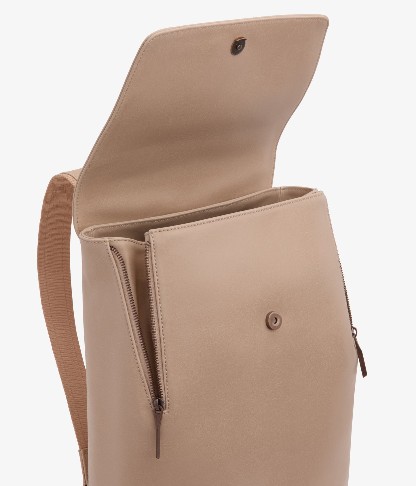 FABI Mini Vegan Backpack - Vintage | Color: Beige - variant::frappe