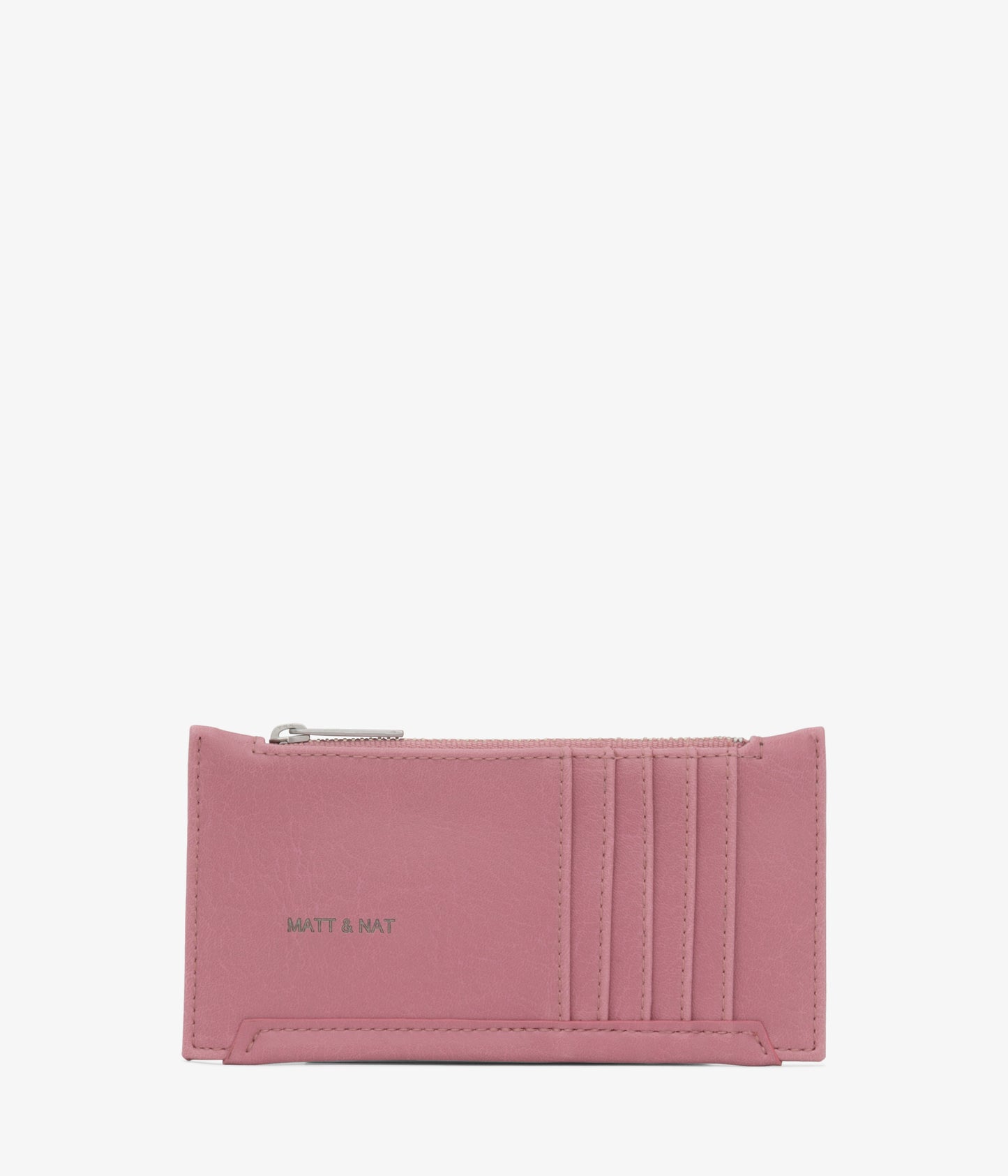 JESSE Slim Vegan Wallet - Vintage | Color: Pink - variant::berry