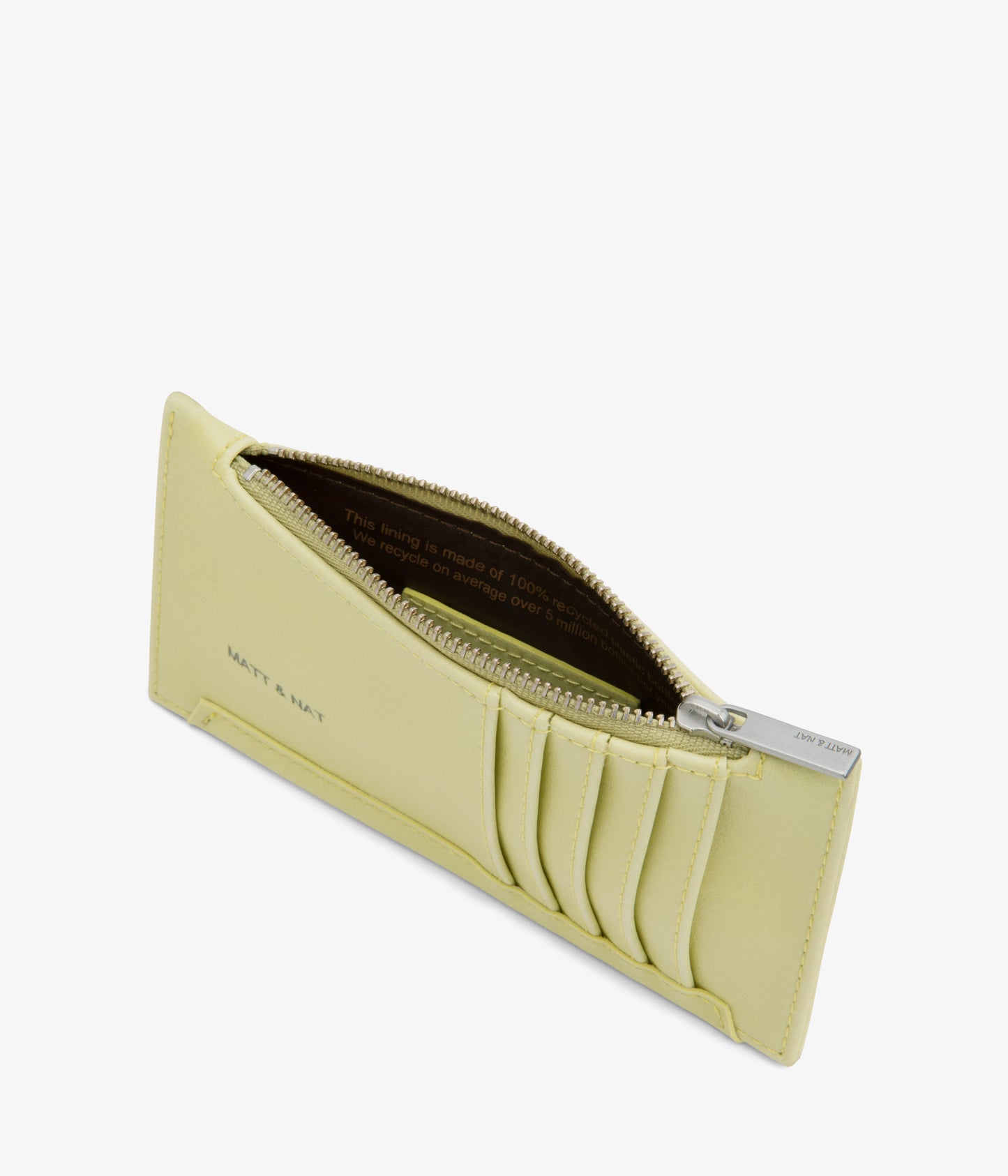 JESSE Slim Vegan Wallet - Vintage | Color: Green - variant::cactus