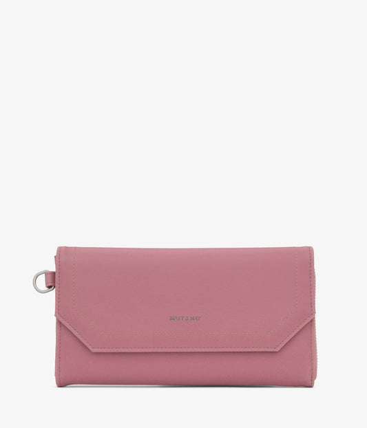 MION Vegan Wristlet Wallet - Vintage | Color: Pink - variant::berry