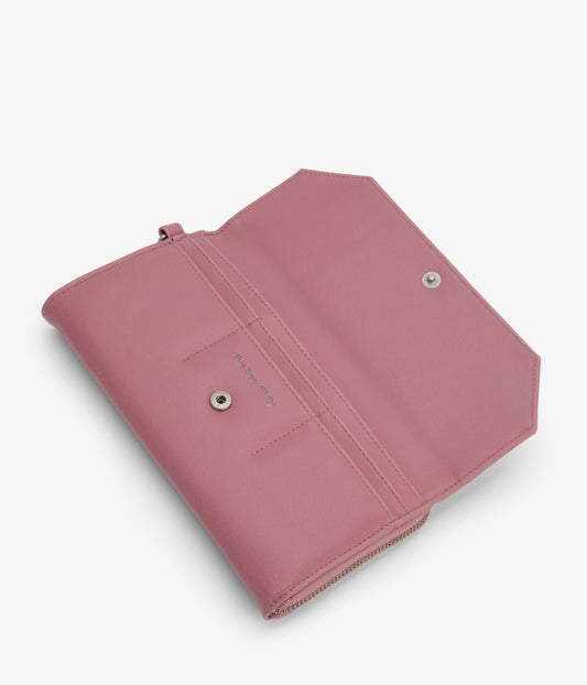 MION Vegan Wristlet Wallet - Vintage | Color: Pink - variant::berry