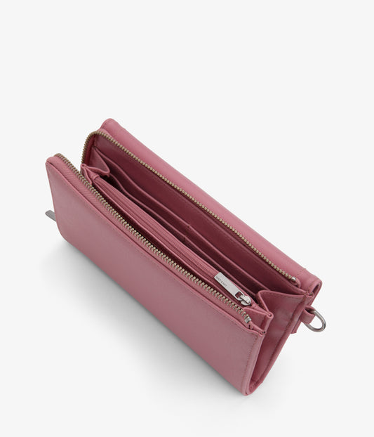 MION Vegan Wristlet Wallet - Vintage | Color: Pink - variant::berry