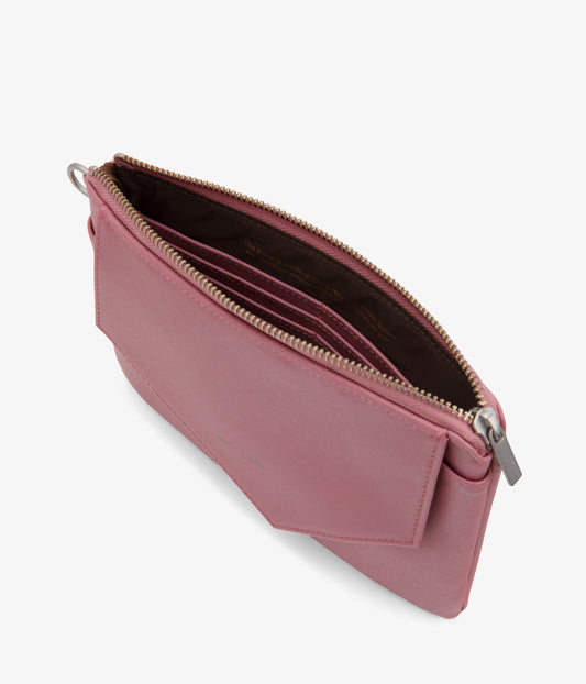 NIA Vegan Wristlet Wallet - Vintage | Color: Pink - variant::berry