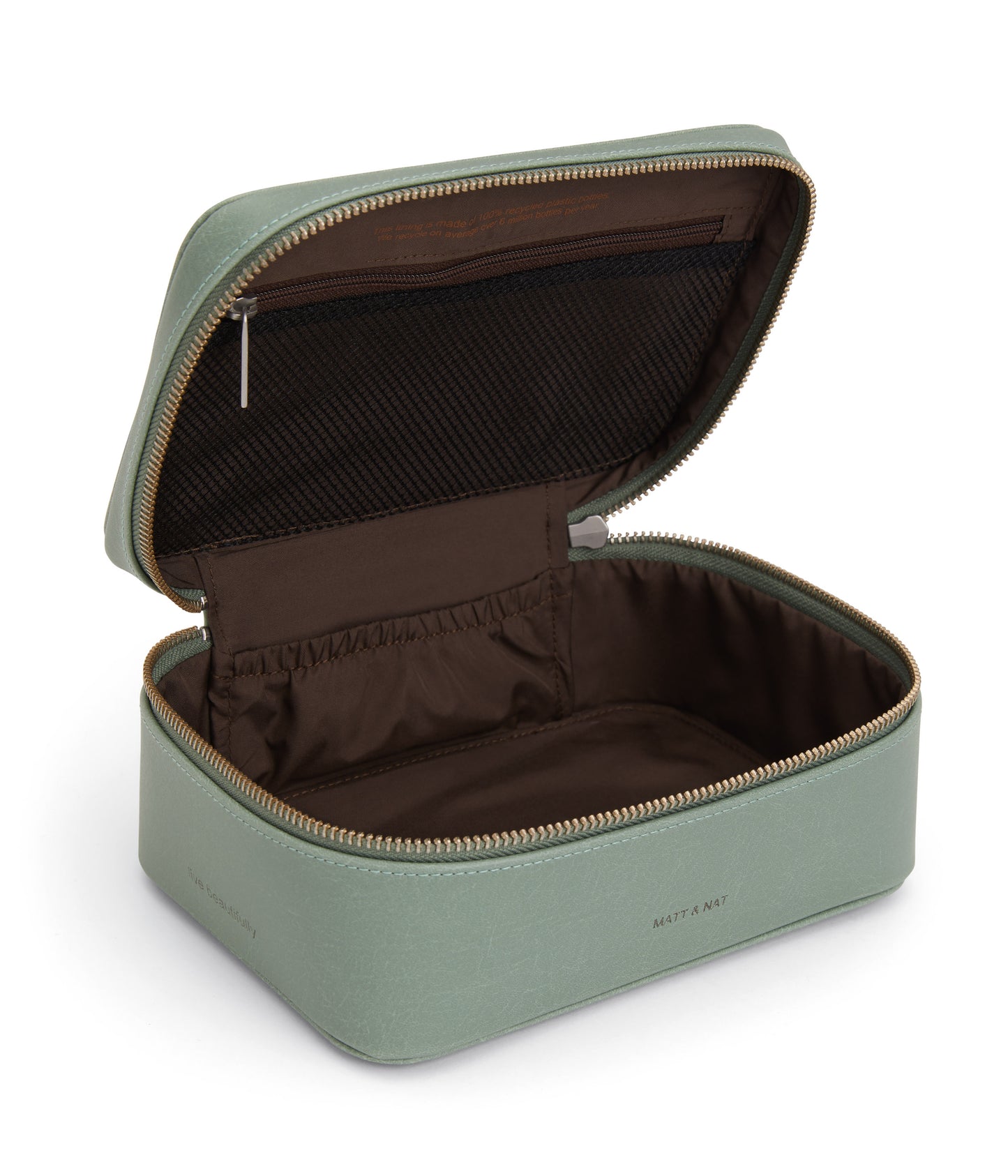 JULE Vegan Vanity Case - Vintage | Color: Jade- variant::Jade