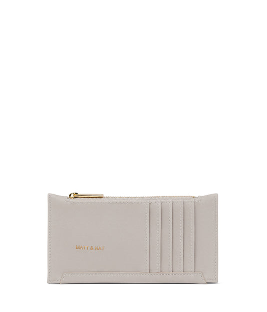 JESSE Slim Vegan Wallet - Vintage | Color: Grey - variant::pearl