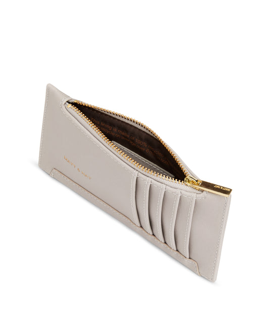 JESSE Slim Vegan Wallet - Vintage | Color: Grey - variant::pearl