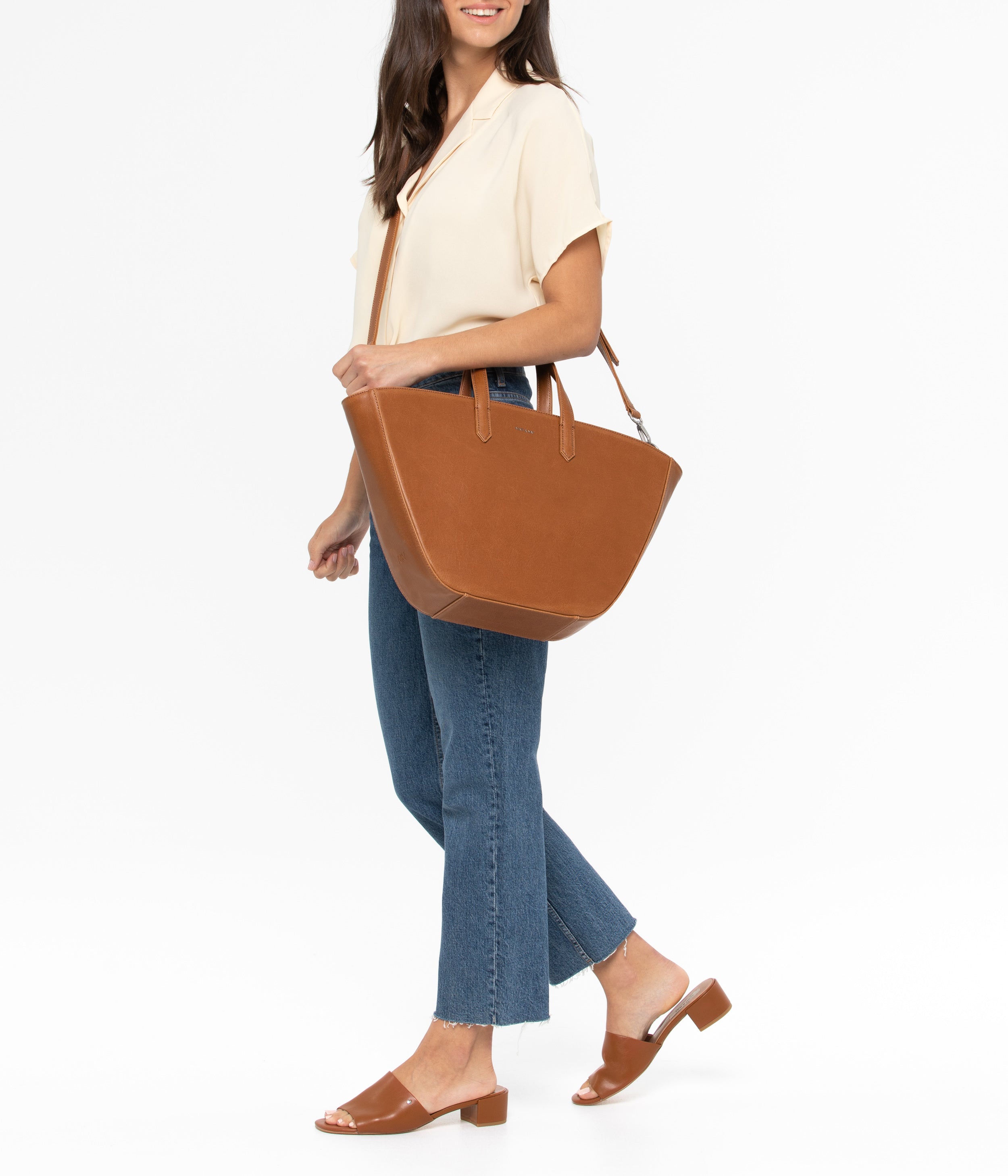 Matt & Nat レディース トートバッグ Leef US サイズ: M カラー: ブラウン LEEF Large Vegan Tote Bag - Vintage | Matt \u0026 Nat Canada