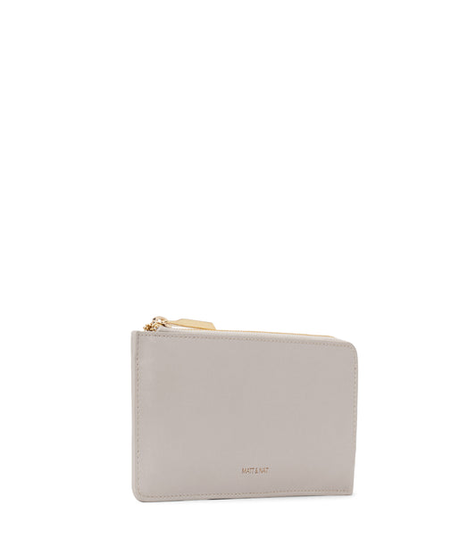 SEVA Vegan Wallet - Vintage | Color: Grey - variant::pearl