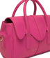 GABBY Vegan Satchel - Arbor | Color: Pink - variant::dragonfruit