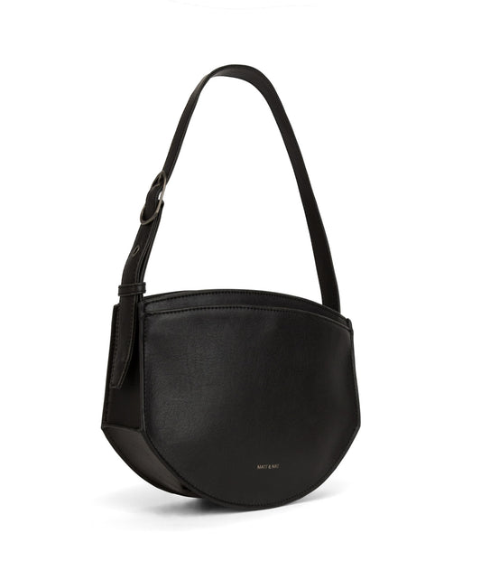 JENINE Vegan Shoulder Bag - Arbor | Color: Black - variant::black