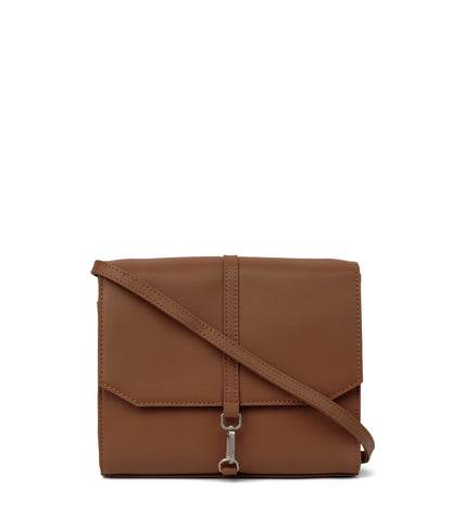 LAUREN Vegan Crossbody Bag - Arbor | Color: Brown - variant::pecan