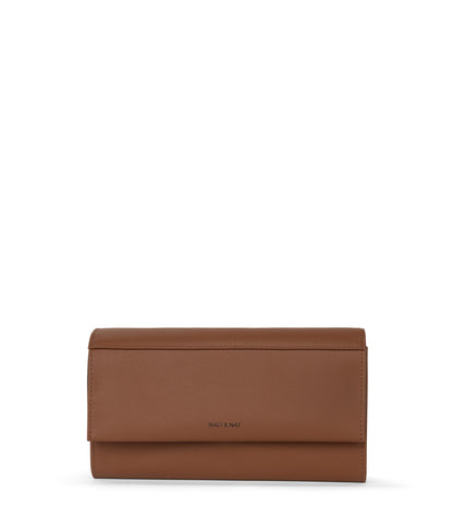 LETTE Vegan Wallet Crossbody Bag - Arbor | Color: Brown - variant::pecan