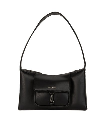 LOTI Vegan Shoulder Bag - Arbor | Color: Black - variant::black