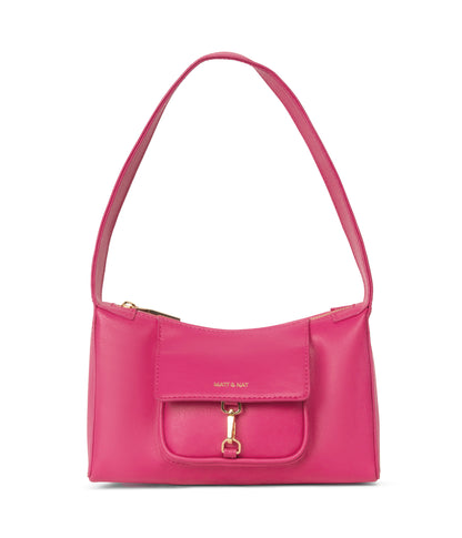 LOTI Vegan Shoulder Bag - Arbor | Color: Pink - variant::dragonfruit