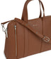 SONA Vegan Satchel - Arbor | Color: Brown - variant::pecan