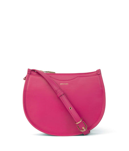 CHARLIE Vegan Crossbody Bag - Arbor | Color: Pink - variant::dragonfruit