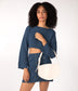JENINE Vegan Shoulder Bag - Arbor | Color: White, Beige - variant::macadamia