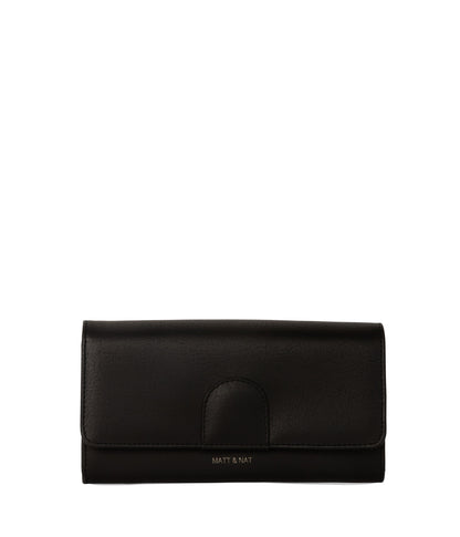 MELLOW Vegan Wallet - Arbor | Color: Black - variant::black