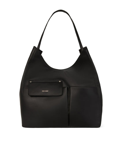 TINA Vegan Tote Bag - Arbor | Color: Black - variant::black