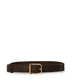 MEIR Vegan Leather Belt - Purity | Color: Brown - variant::truffle