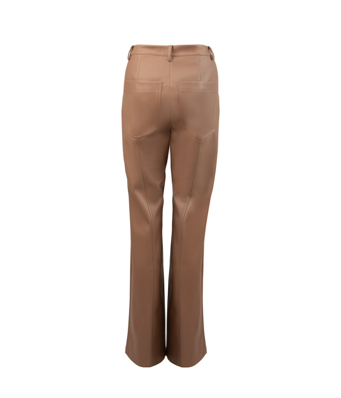 GWEN Women's High-Waisted Vegan Pants | Color: Beige - variant::cafe
