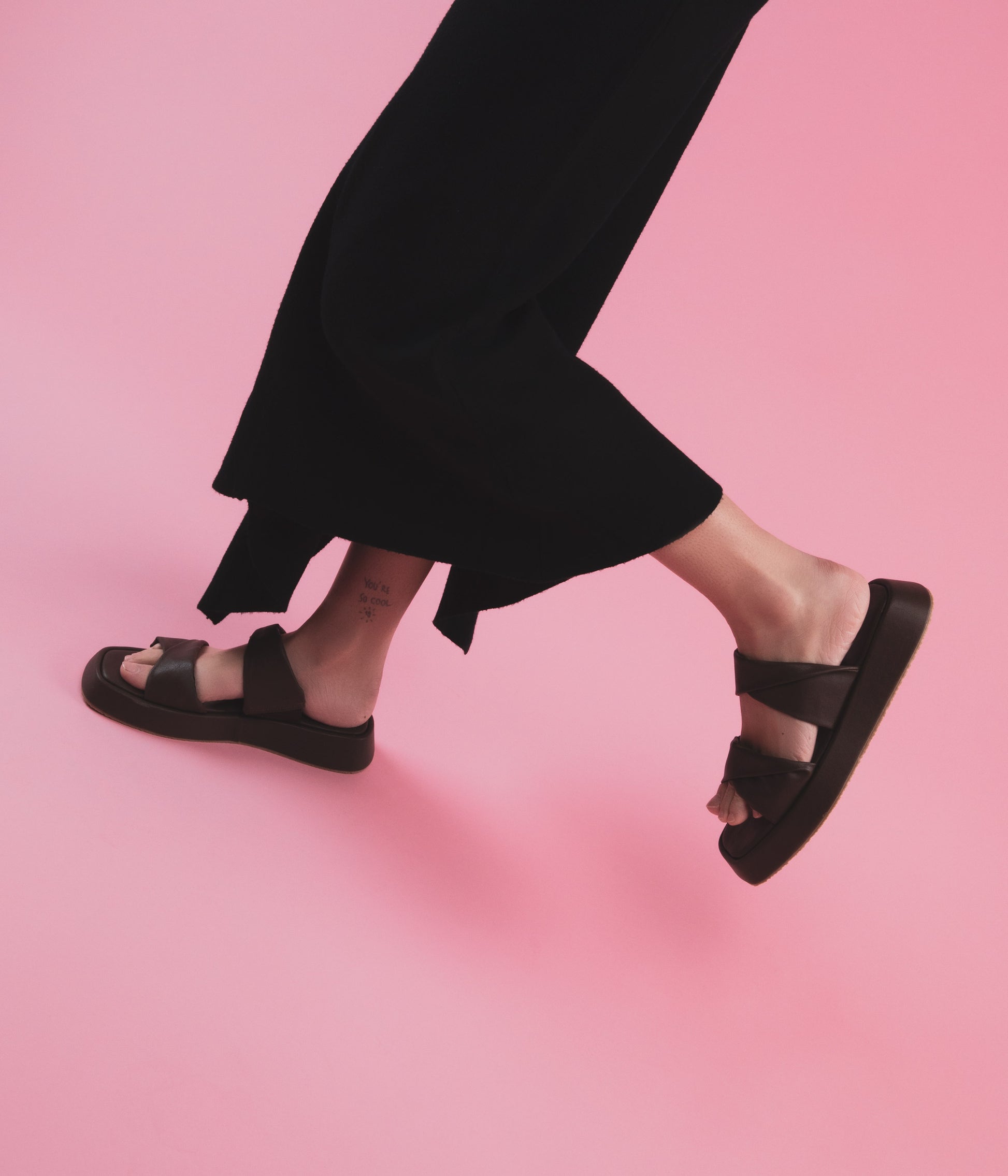 AIKO Women’s Vegan Sandals | Color: Brown - variant::brown
