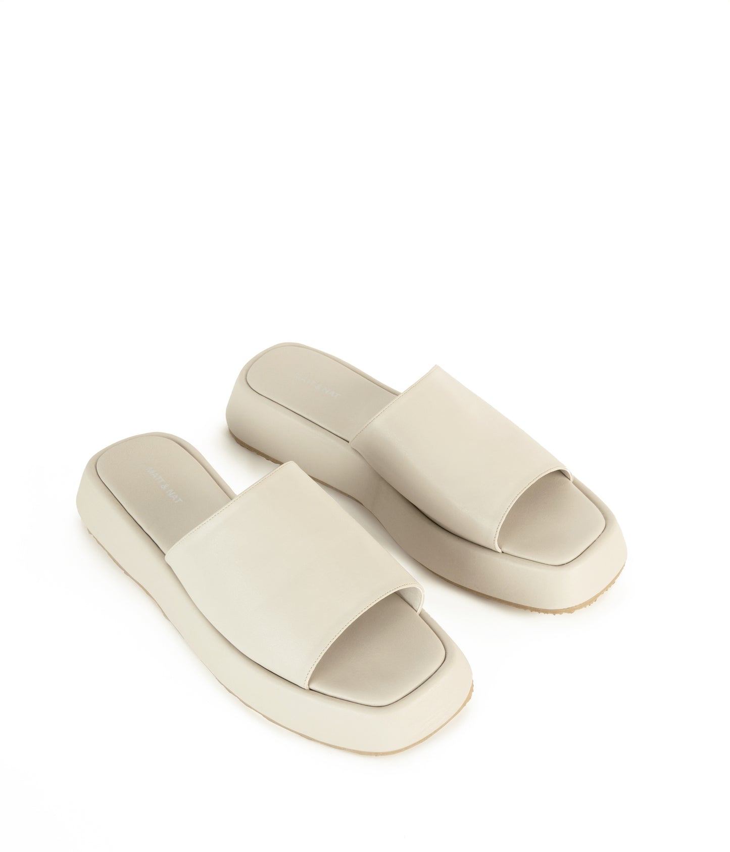 PAULA Women’s Vegan Sandals | Color: White - variant::off white