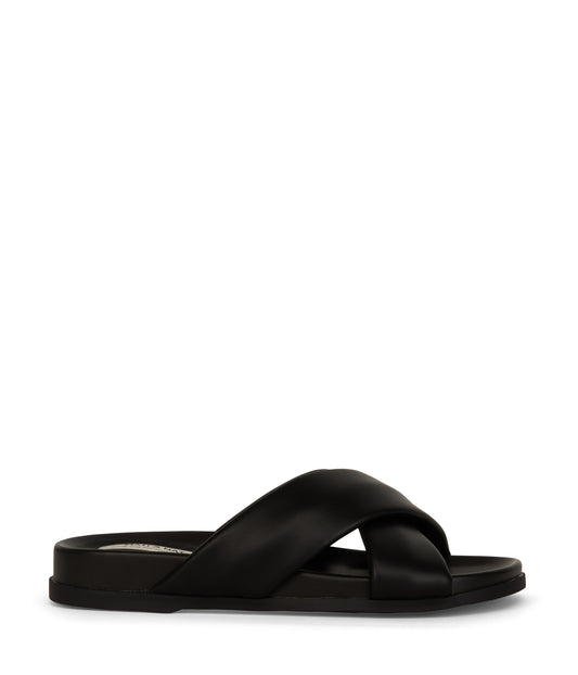 SANDRA Women’s Vegan Sandals | Color: Black - variant::black