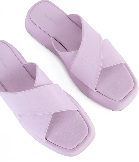 VOLLER Women’s Vegan Sandals| Color: Purple - variant::lilac