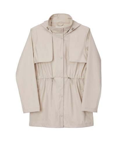 ALEXIS Women’s Rain Jacket | Color: White - variant::nude
