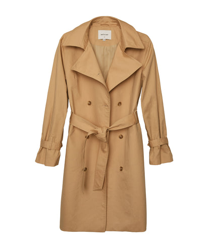 EZRA Vegan Trench Coat | Color: Tan, Brown - variant::latte