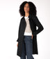 EZRA Vegan Trench Coat | Color: Black - variant::black