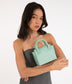 ADEL MICRO Vegan Satchel - Purity | Color: Green - variant::paradise