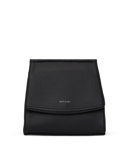 ERIKA Vegan Crossbody Bag - Purity | Color: Black - variant::black