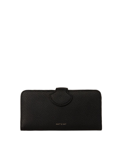 FLOAT Vegan Wallet - Purity | Color: Black - variant::black