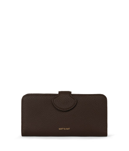 FLOAT Vegan Wallet - Purity | Color: Brown - variant::truffle