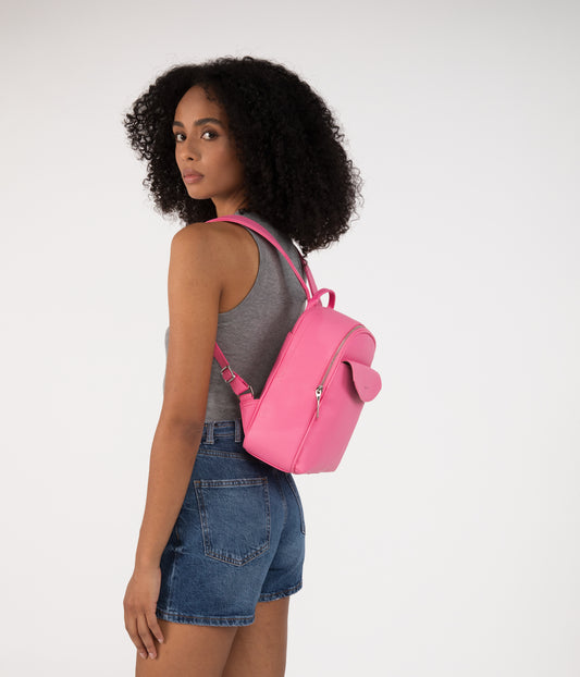 HARLEM Small Vegan Backpack - Purity | Color: Pink - variant::rosebud