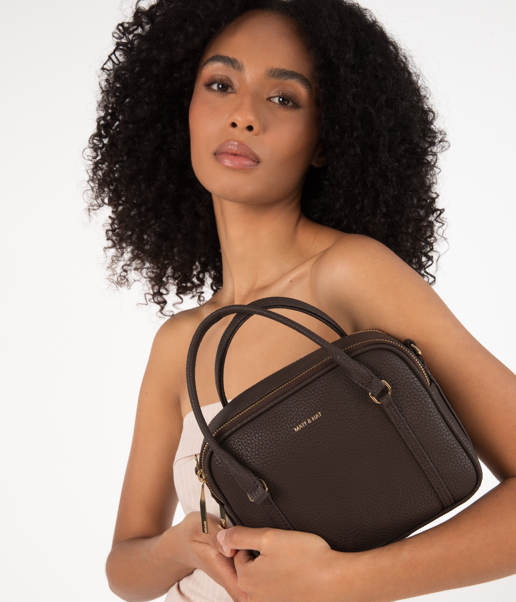 SABBI Small Vegan Satchel - Purity | Matt & Nat Canada